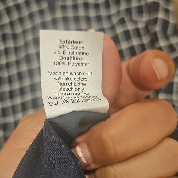 J. Crew Navy and White Grid Mini Dress - Picture 4 of 4